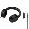 AWEI GM-6 Over-Ear Gaming-Headset mit Mikrofon, kabelgebunden 3,5-mm-Klinke, 40-mm-Treiber, Schwarz