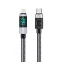 ORICO LDC2L USB-C auf Lightning Kabel mit LED-Leistungsanzeige, PD 29W, 480 Mbps, 1,5 m, Schwarz