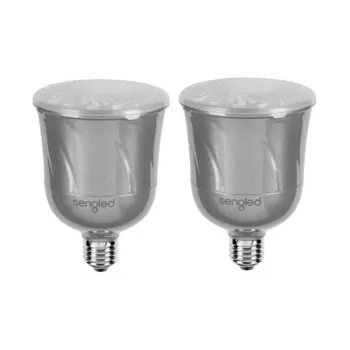 Sengled Pulse Set Silber - LED Smart Glühbirne mit JBL Bluetooth Lautsprecher, 2er-Pack