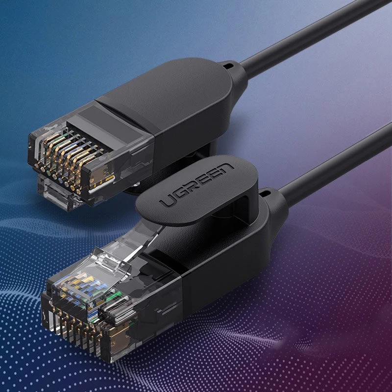 UGREEN NW122 Cat.6A UTP Ethernet-Patchkabel RJ45, 5m, Schwarz