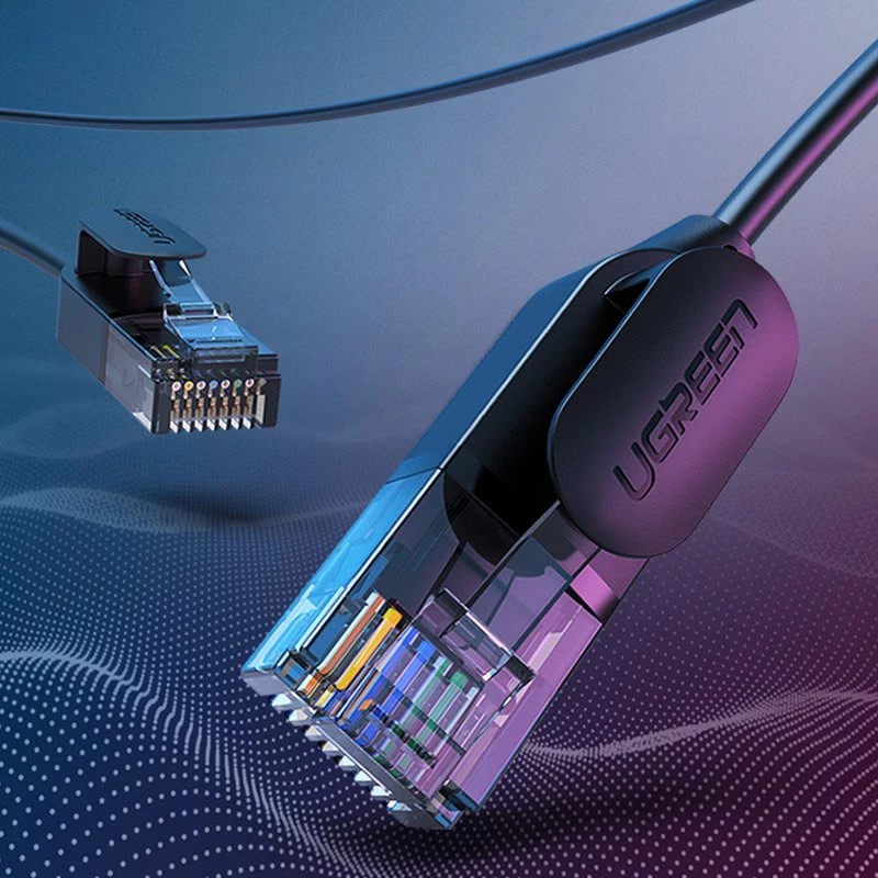 UGREEN NW122 Cat.6A UTP Ethernet-Patchkabel RJ45, 5m, Schwarz