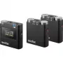Godox Virso M2 2,4 GHz kabelloses Mikrofonsystem für Aufnahmen