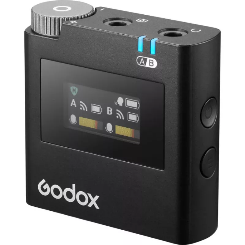 Godox Virso M2 2,4 GHz kabelloses Mikrofonsystem für Aufnahmen