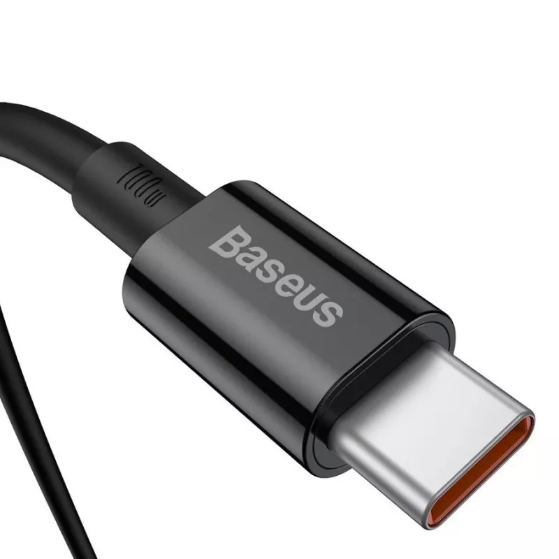 Baseus CATYS-C01 USB-C auf USB-C 100W PD Schnellladekabel 2m Schwarz