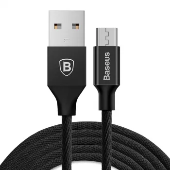 Baseus Yiven USB-A auf Micro-USB-Kabel 1,5 m 2 A Schwarz