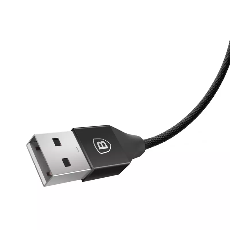 Baseus Yiven USB-A auf Micro-USB-Kabel 1,5 m 2 A Schwarz