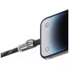 USAMS SJ746 30W USB-C auf Lightning Handy-Lanyard-Ladekabel 1,2 m Blau