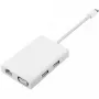 Xiaomi Mi USB-C auf VGA Gigabit Ethernet Multi-Adapter (Weiß/Silber)