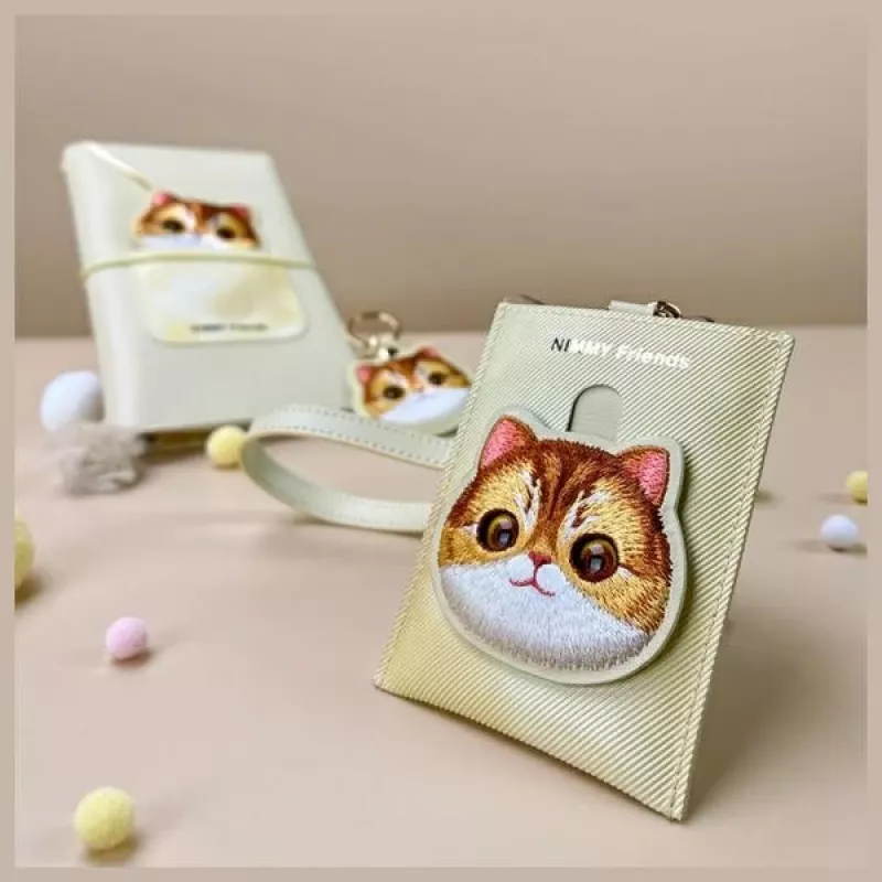 Nimmy Big EyedPet 2.0 Cat Kartenetui, Khaki