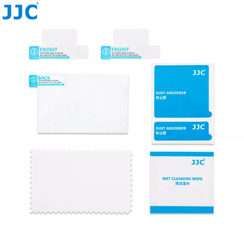 JJC Panzerglas-Displayschutz für Canon EOS R5 (9H, 0,3 mm, 2,5D, klar)