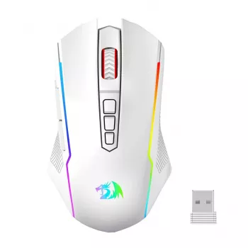 Redragon M914W-RGB NIX Wireless Gaming Maus, 5000 DPI, Weiß