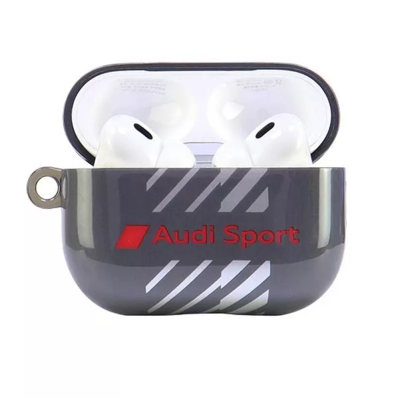 Audi IML Sport Case für AirPods Pro 2, Black AUS-IMLAPP2-RSQ/D1-BK