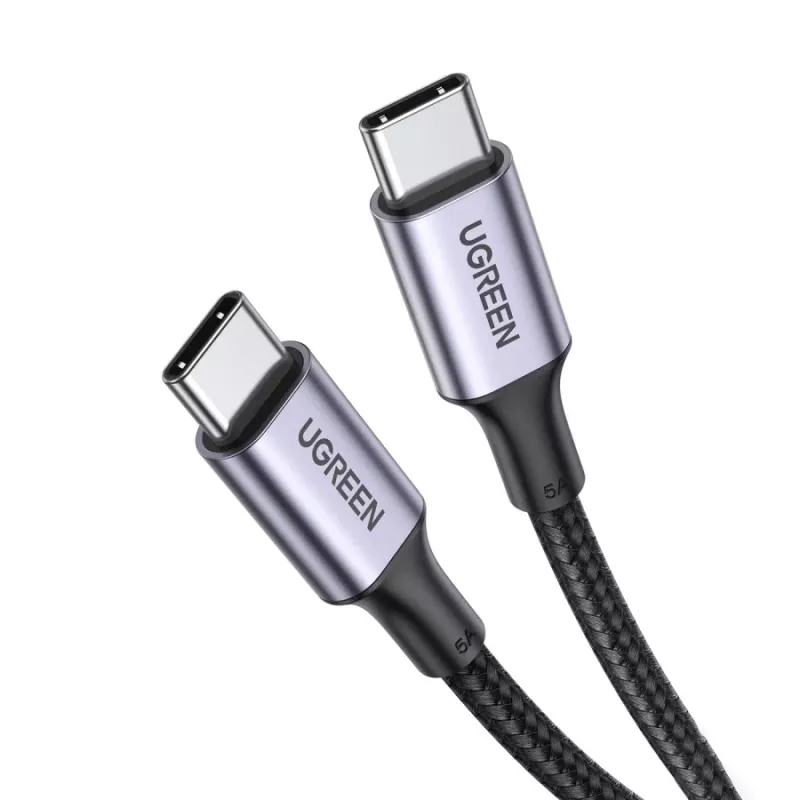 UGREEN USB-C auf USB-C Kabel 100W 5A Schwarz 1,5m