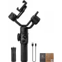 Zhiyun Smooth 5S AI Smartphone-Gimbal mit magnetischem Fülllicht, 3-Achsen-Stabilisator, 300g Nutzlast, Schwarz
