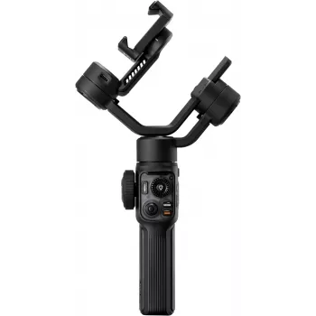 Zhiyun Smooth 5S AI Smartphone-Gimbal mit magnetischem Fülllicht, 3-Achsen-Stabilisator, 300g Nutzlast, Schwarz