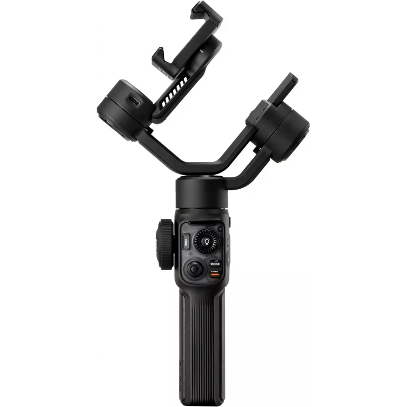 Zhiyun Smooth 5S AI Smartphone-Gimbal mit magnetischem Fülllicht, 3-Achsen-Stabilisator, 300g Nutzlast, Schwarz