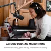 BOYA BY-DM500 Dynamisches Kardioid-Mikrofon - XLR, Ganzmetall, für Gesang, Podcasting, Live-Auftritte