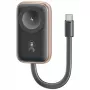 USAMS CD245 2-in-1 kabelloses Ladegerät und Powerbank für Apple Watch, 1200mAh, USB-C, Tarnish