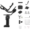 ZHIYUN CRANE 4 COMBO 3-Achsen Kamera-Gimbal Stabilisator mit 6kg Nutzlast, 12h Akku, Touchscreen & Fülllicht, Schwarz