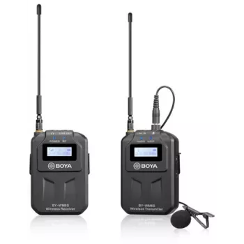 BOYA BY-WM6S UHF Funk-Lavaliermikrofon-System für Kameras und Smartphones