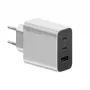Cuktech 65W GaN-Wandladegerät mit 2x USB-C und 1x USB-A - Grau