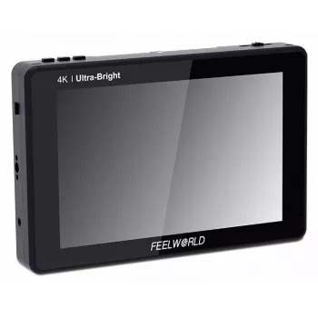 FEELWORLD LUT7 7-Zoll 2200nit 1920x1200 Touchscreen 4K HDMI On-Camera Field Monitor mit 3D LUT, HDR, Waveform, Dual NP-F