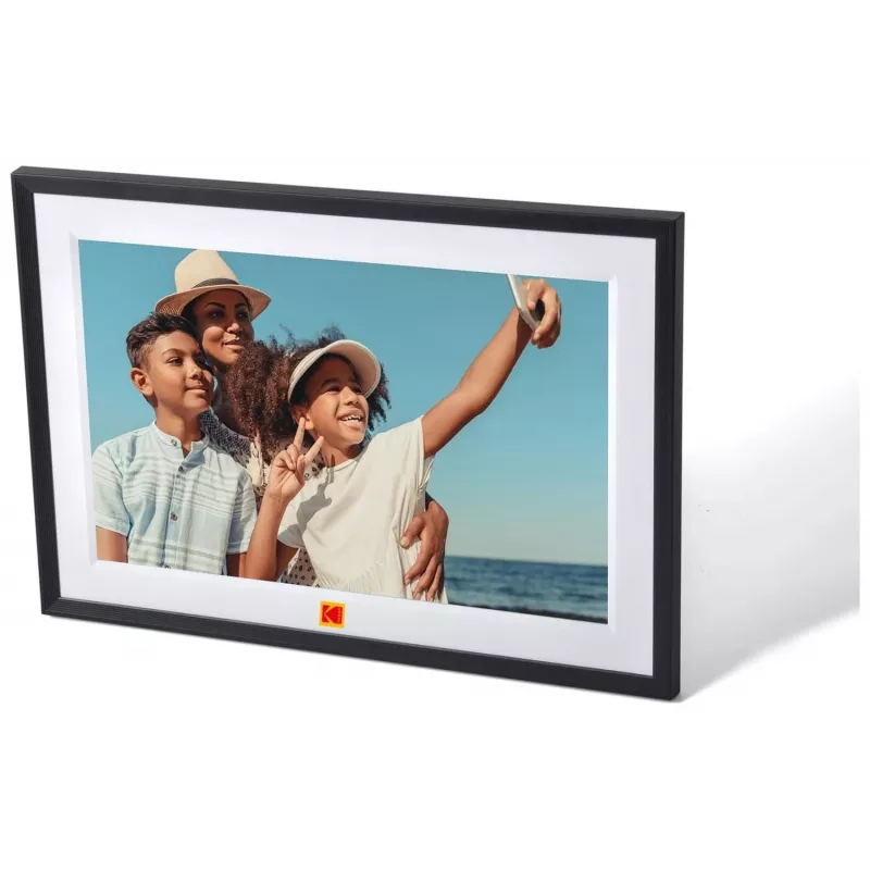 KODAK RCF-1018 10,1 Zoll Wi-Fi Digitaler Bilderrahmen mit IPS-Touchscreen, 16GB, Schwarz