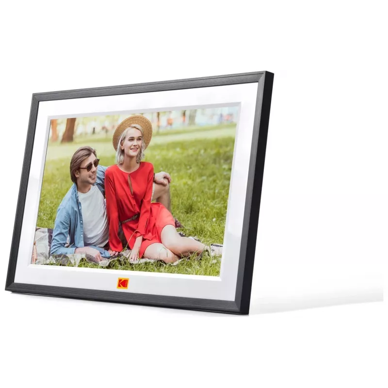 KODAK RCF-1018 10,1 Zoll Wi-Fi Digitaler Bilderrahmen mit IPS-Touchscreen, 16GB, Schwarz