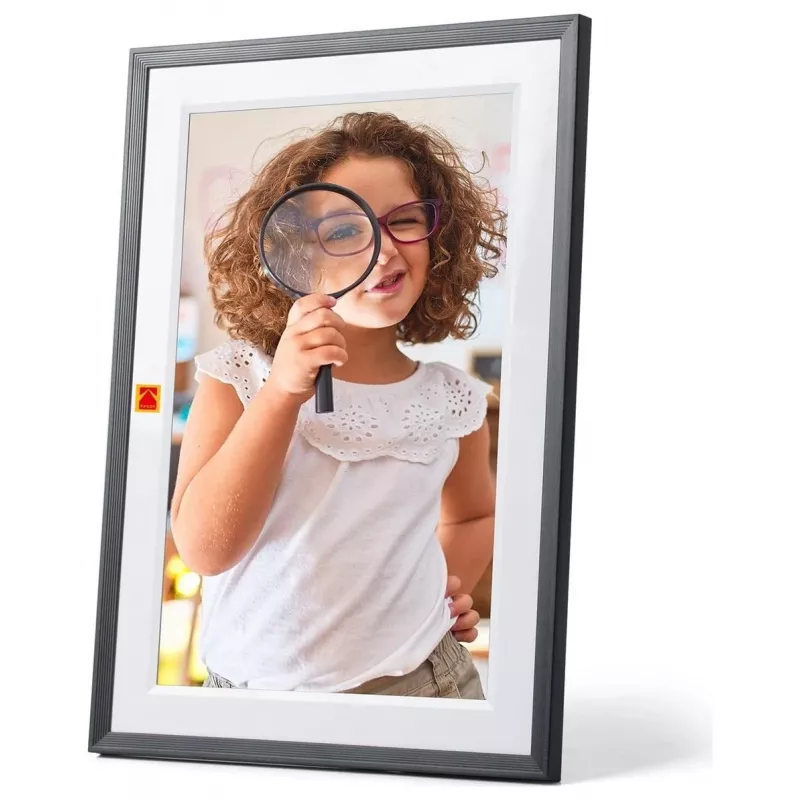 KODAK RCF-1018 10,1 Zoll Wi-Fi Digitaler Bilderrahmen mit IPS-Touchscreen, 16GB, Schwarz