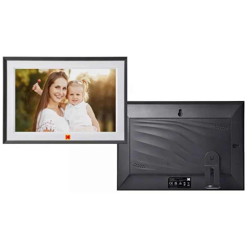 KODAK RCF-1018 10,1 Zoll Wi-Fi Digitaler Bilderrahmen mit IPS-Touchscreen, 16GB, Schwarz