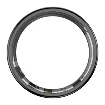 COLMI RING 2 Smart Ring, Größe 12, Schwarz – Gesundheits- und Fitness-Tracker mit Herzfrequenz, SpO2, Schlaf- und Stressüberwachung, IP68 wasserdicht, 7-Tage-Akku