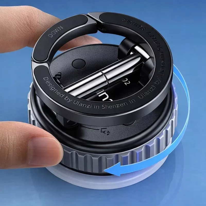 ULANZI MA40 MagSafe Vakuum-Saugnapf Handyhalterung mit 360°-Drehung für Armaturenbrett, Windschutzscheibe und Schreibtisch