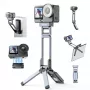 ULANZI MA37 Magnetisches Mini-Stativ Griff für DJI Osmo Action 6 Nano Arca-Swiss Grau
