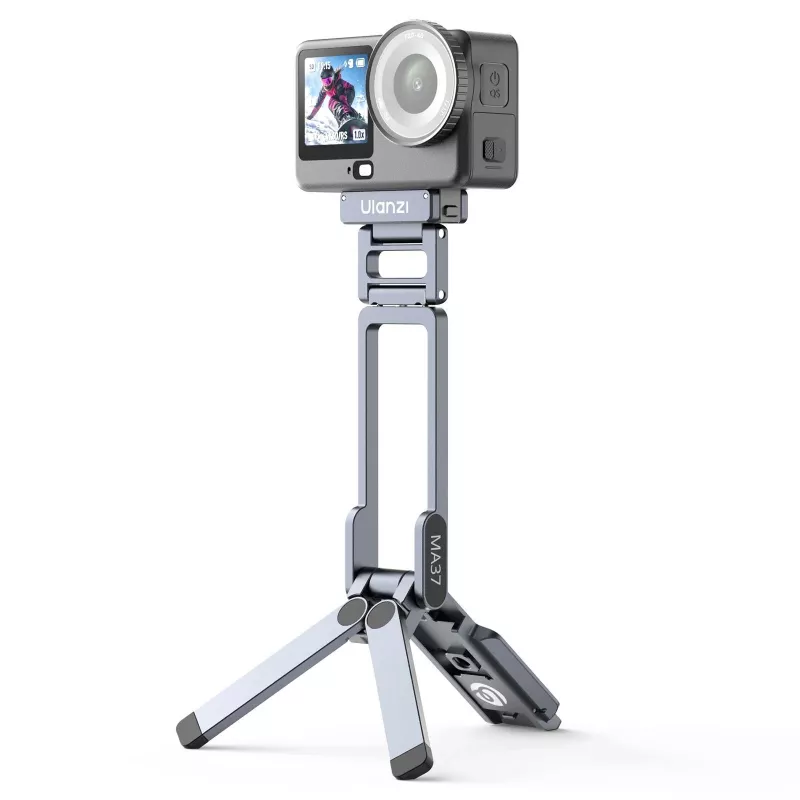 ULANZI MA37 Magnetisches Mini-Stativ Griff für DJI Osmo Action 6 Nano Arca-Swiss Grau