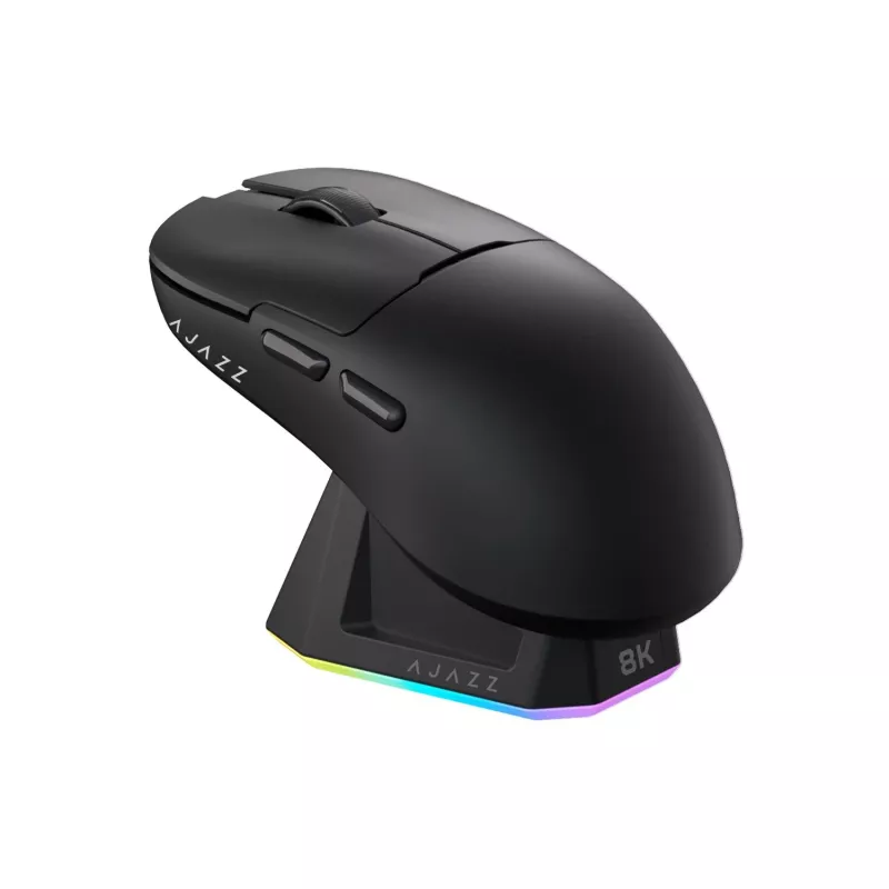 AJAZZ AJ159 PRO 3395-8K Kabellose Gaming-Maus mit Dockingstation - Schwarz