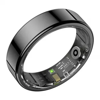 COLMI RING2 8 Smart Ring, Größe 8, Schwarz – Fitness- und Gesundheitstracker