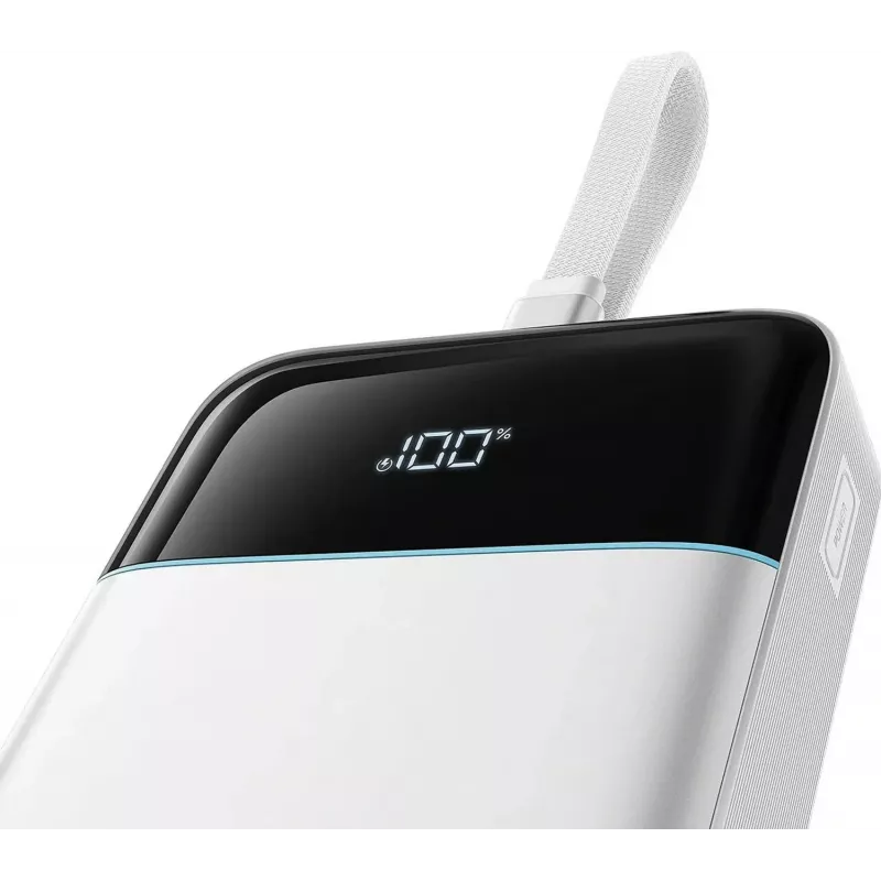 CUKTECH LPB252N 120W 25000mAh Powerbank mit integriertem USB-C-Kabel - Weiß
