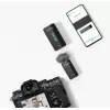 BOYA BY-XM6-S1 Mini 2,4 GHz kabelloses Mikrofonsystem mit Lavalier-Mikrofon, OLED-Empfänger, 100 m Reichweite
