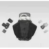 ULANZI BP10 25-28L erweiterbarer Kamerarucksack für DSLR/Spiegellose, Drohne, 16-Zoll-Laptop, Schwarz