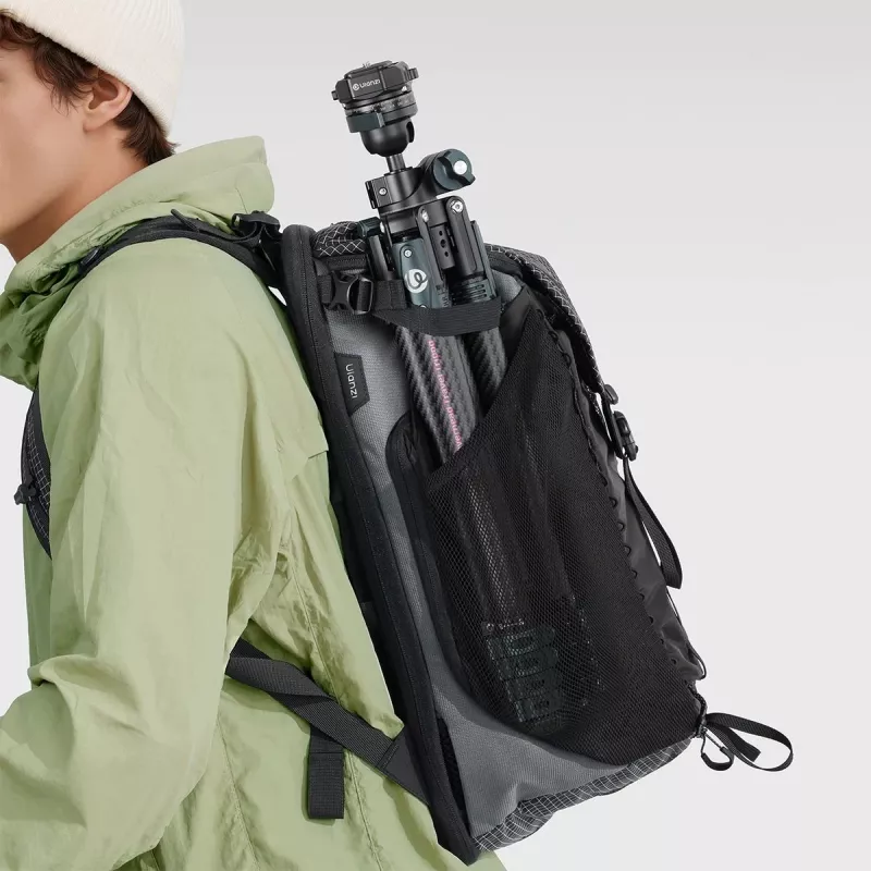 ULANZI BP10 25-28L erweiterbarer Kamerarucksack für DSLR/Spiegellose, Drohne, 16-Zoll-Laptop, Schwarz