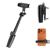 ULANZI Mini Selfie-Stick-Stativ mit Bluetooth-Fernauslöser für Smartphones, Schwarz