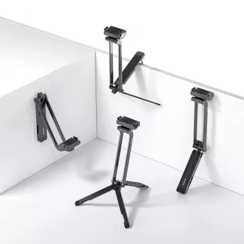 ULANZI MA70 Magnetisches Mini-Stativ Griff für DJI Osmo Action 3/4/5 Pro, GoPro, Insta360, Smartphones - Schwarz