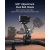 TELESIN Magic Arm Clamp Mount für DJI Osmo Action 5 Pro/4/3, Osmo 360, GoPro, Insta360 – S3-HBM-14-TDJ