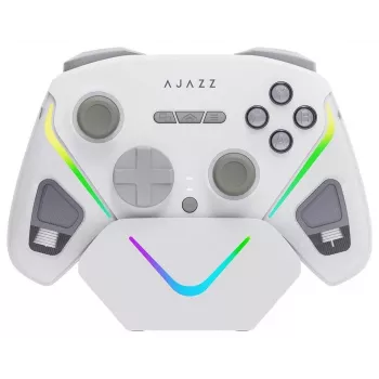 AJAZZ GP100S kabelloses Gamepad mit Ladestation, Weiß