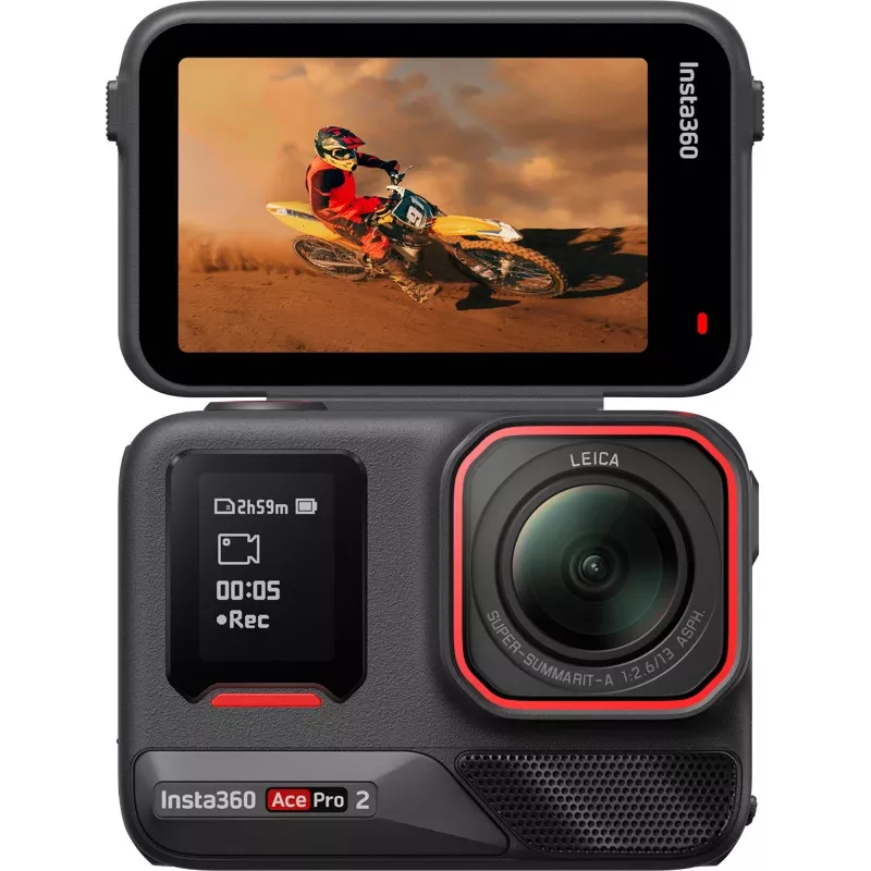 Insta360 Ace Pro 2 Dual-Batterie Action-Kamera - 8K-Video, Leica-Objektiv, FlowState-Stabilisierung