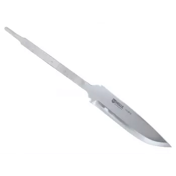 Helle #99 Klingenrohling – Sandvik 12C27 Edelstahl, Scandi-Schliff, Drop Point – DIY Messerbau