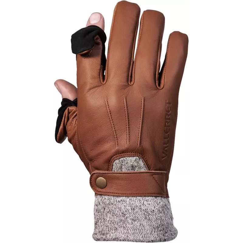 Vallerret 20UBX-BR-XL Professionelle Winter-Fotohandschuhe, Braun, XL