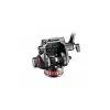 Manfrotto MVH502AH Fluid-Videokopf mit flacher Basis, 4 kg Nutzlast, 75 mm Basis, Schwarz