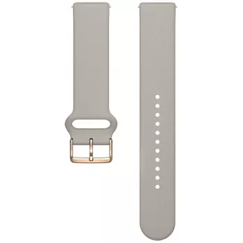 Polar Ignite 3 Silikonarmband 20 mm S-L, Greige