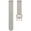 Polar Ignite 3 Silikonarmband 20 mm S-L, Greige
